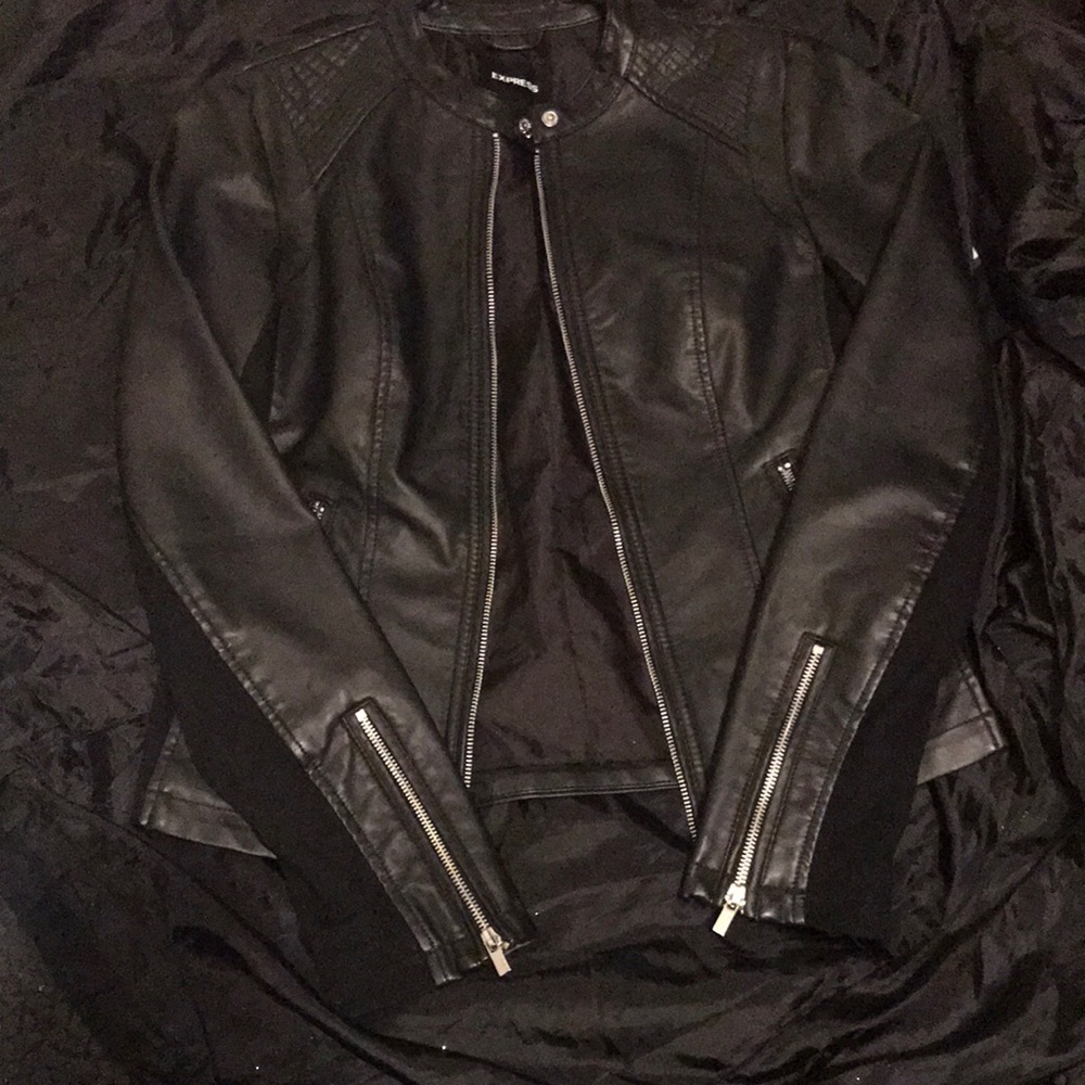 Express leather jacket